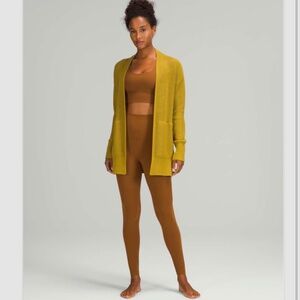 Lululemon Cashlu Sweater Wrap Auric Gold Size XS/S